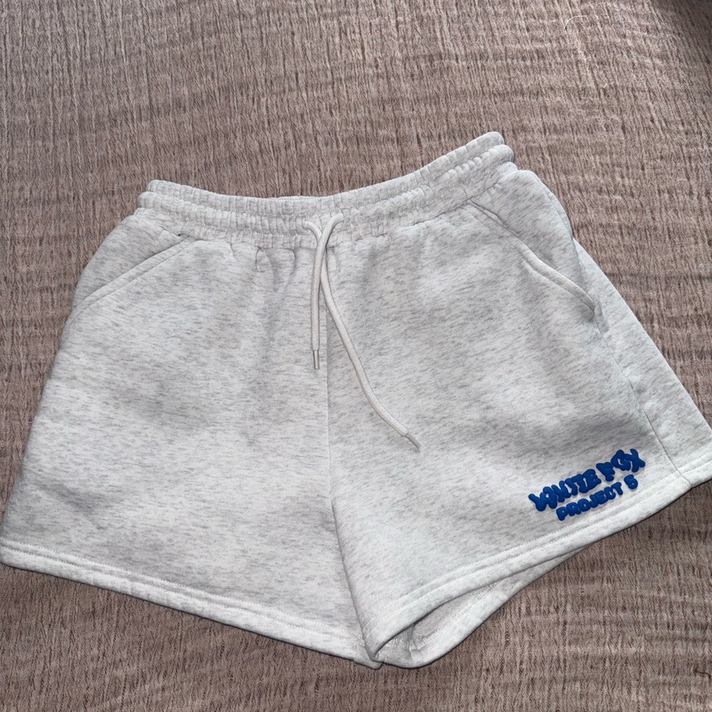 White fox shorts